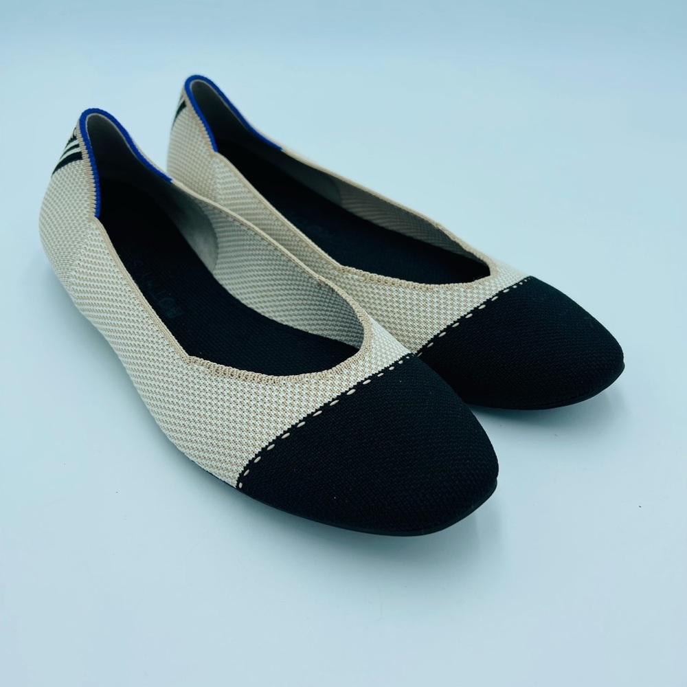 Rothy’s The Tuxedo Square Toe Color-Block Flat - image 3